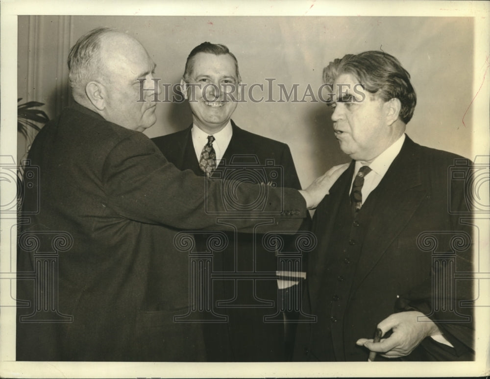 1941 Press Photo Officials Confer in Effort to Settle Bituminous Coal Strike- Historic Images