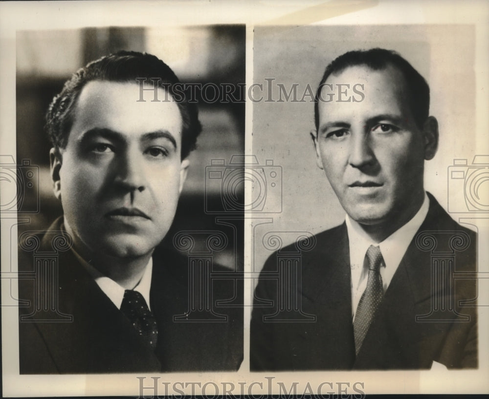 1947 Press Photo Foreign Ministers Jaime Torres Bodet and Juan Atilio Bramuglia