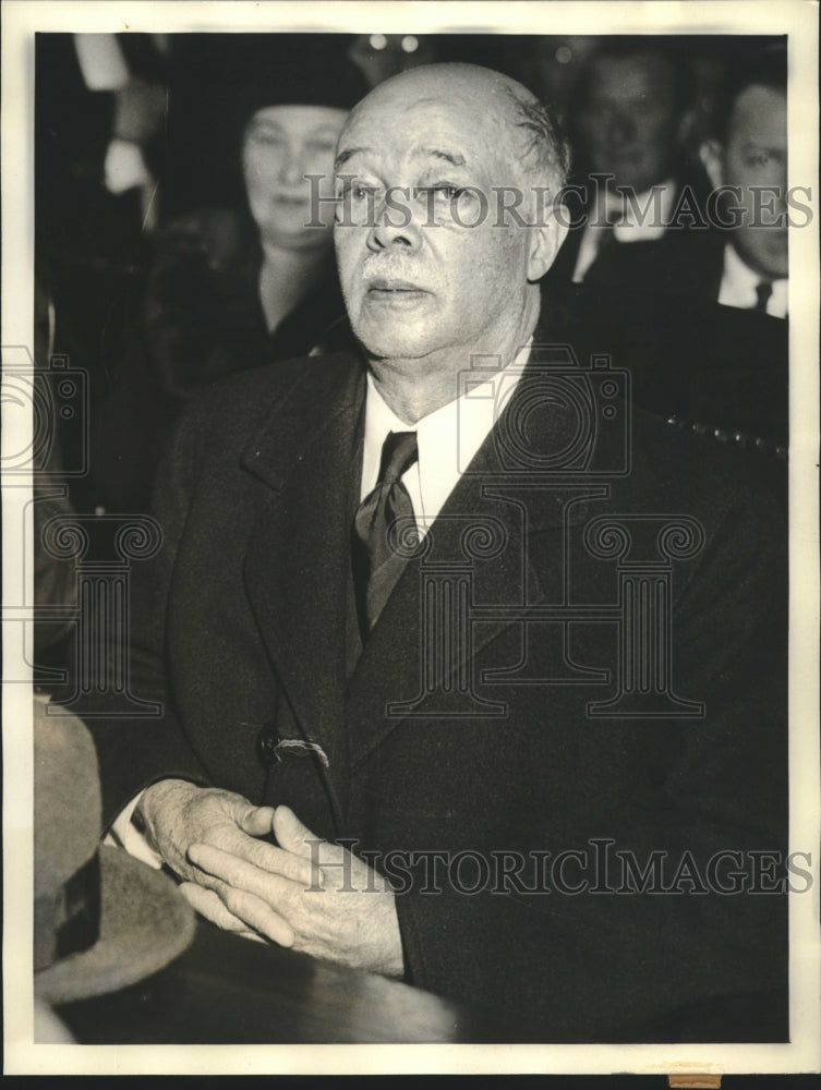 1936 Press Photo Dr Samuel Boyd shown at court hearing in San Francisco