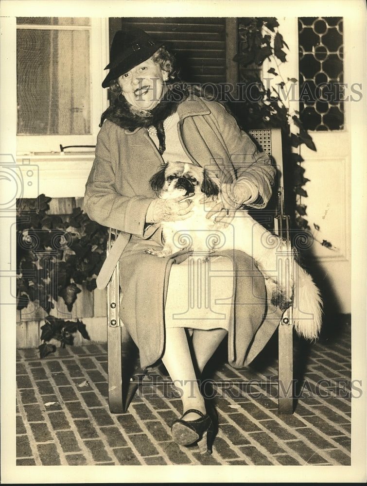 1937 Press Photo Mrs George Barnett cousin of the Duchess of Windsor.