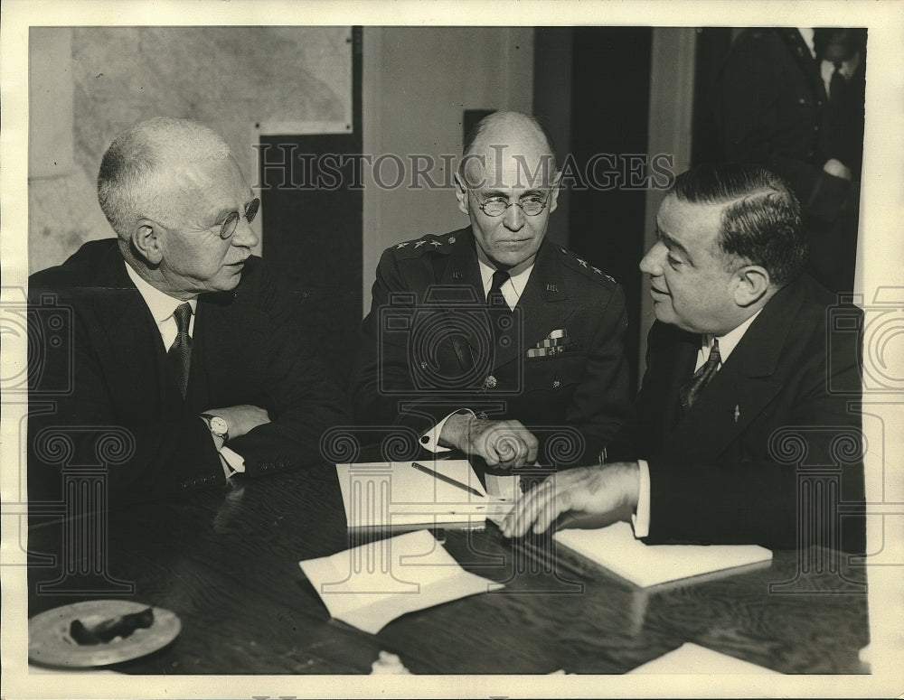 1940 Press Photo Joint US Canada defense commission meet in San Francisco