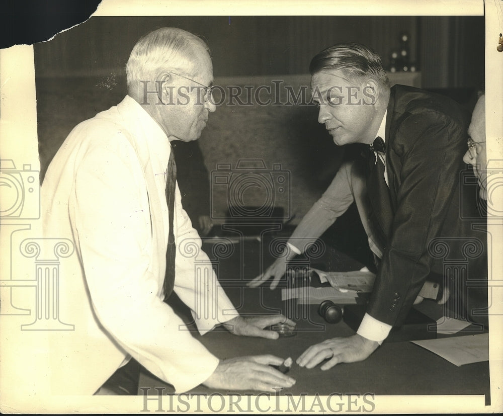 1938 Press Photo John P Frey chairman of metal trades division of AFL & M Dies
