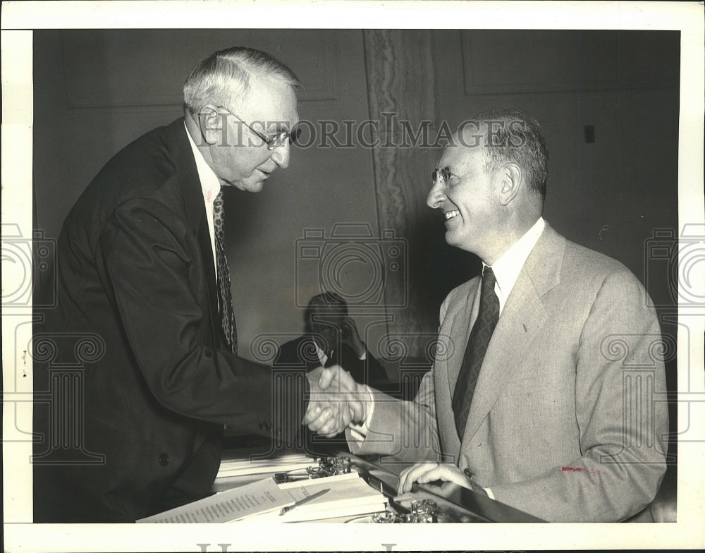 1941 Press Photo Secy of Treasury Henry Morgenthau asks for $300 Million tax cut