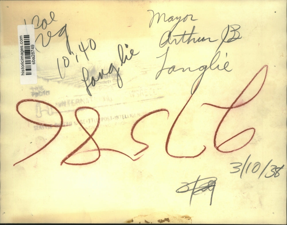 1938 Press Photo Mayor Arthur B Langlie and his family at home - sba28749