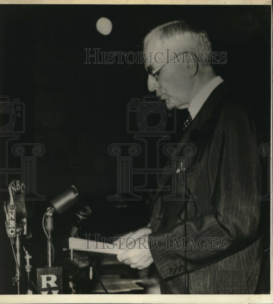 1940 Press Photo US Secretary of State Cordell Hull addresses Pan American Confe