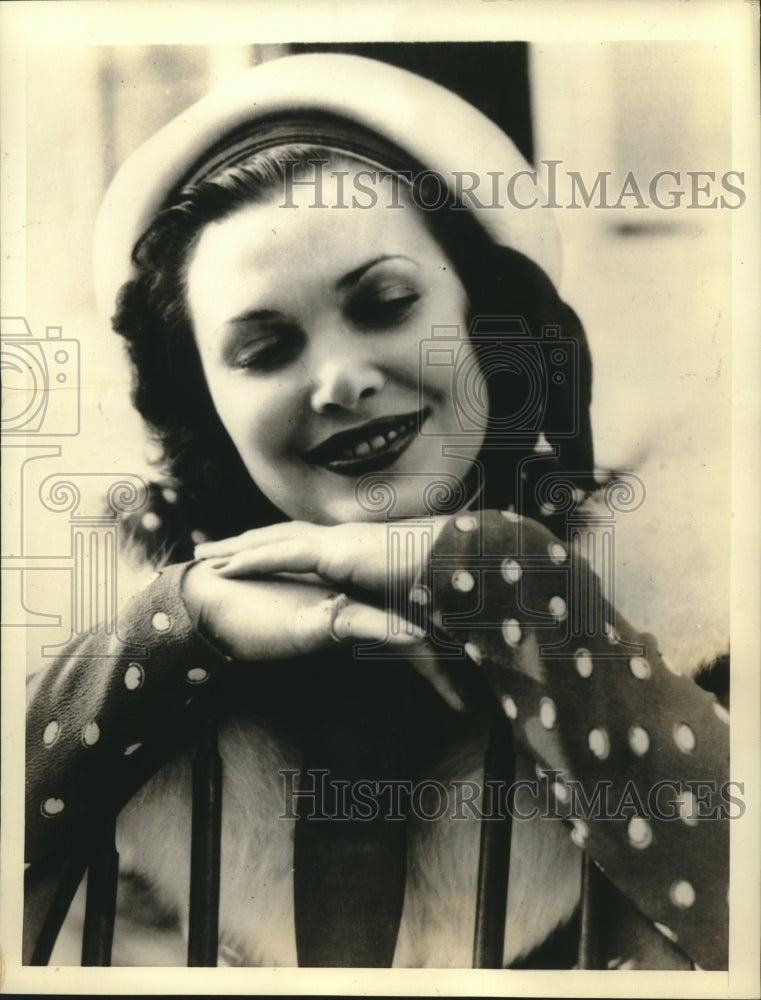 1937 Press Photo Reports Say Valerian Woodward to be Next Mrs. Rudy Vallee