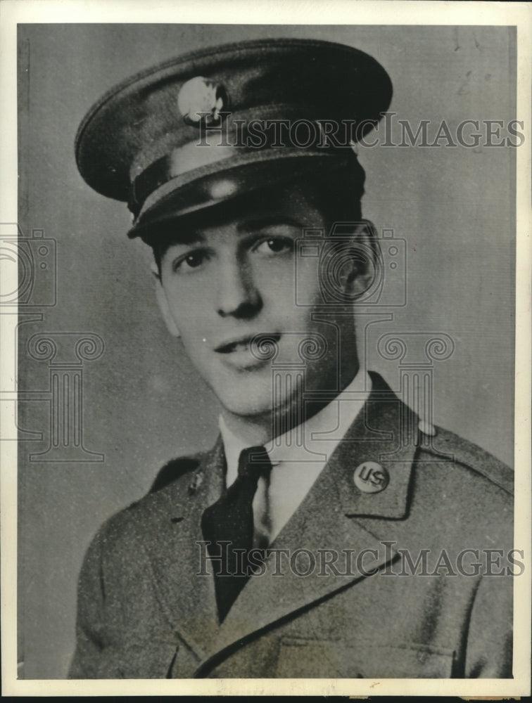 1942 Press Photo Private Joseph Lockard soldier who detected Japanese Planes