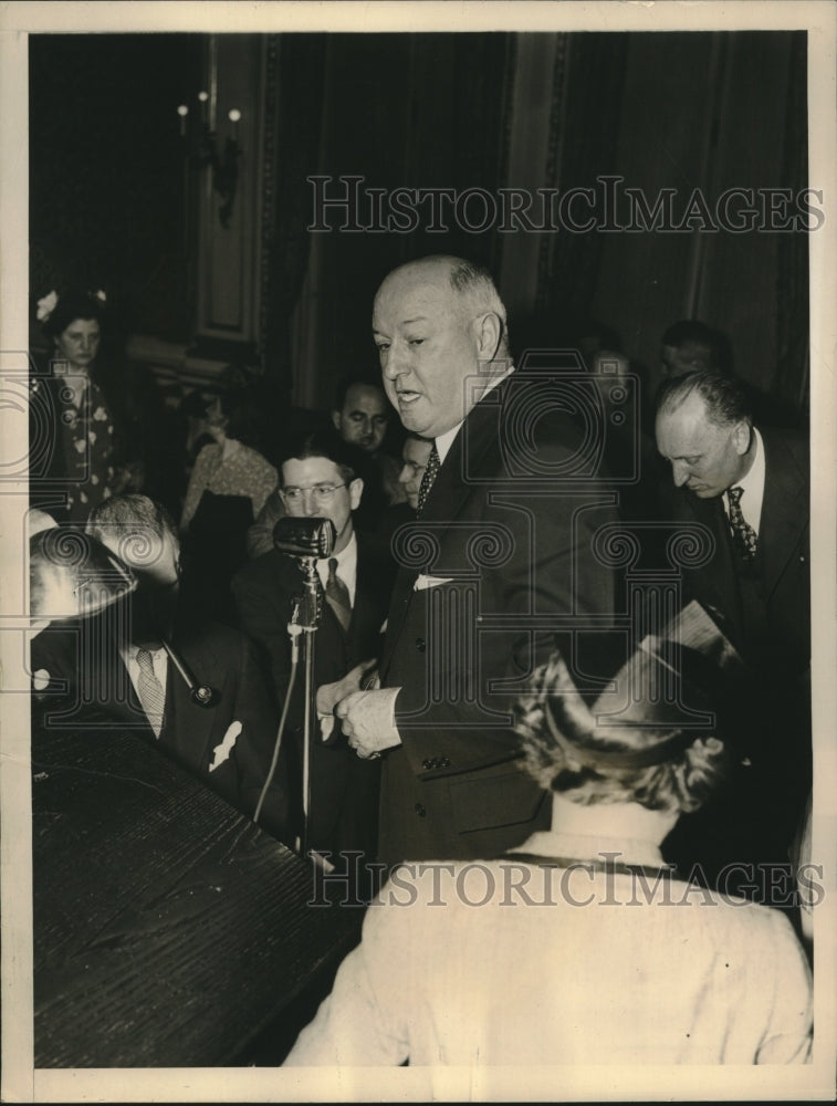 1945 Press Photo James A Farley, Democratic leader & ex Postmaster General