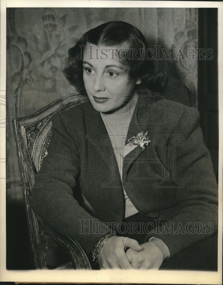 1944 Press Photo Gladys Swarthout Sings Popular Songs Folk Music & Classics