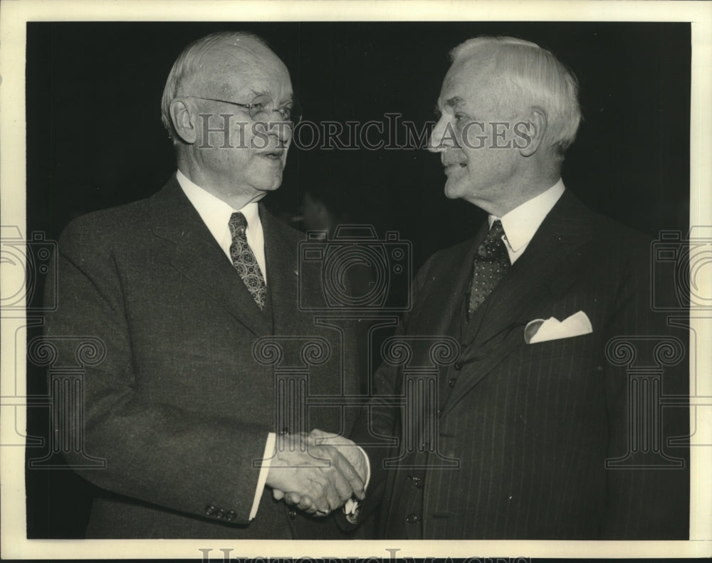 1912 Press Photo Cordell Hull, Secretary of State &amp; Rep Allen Treadway- Historic Images
