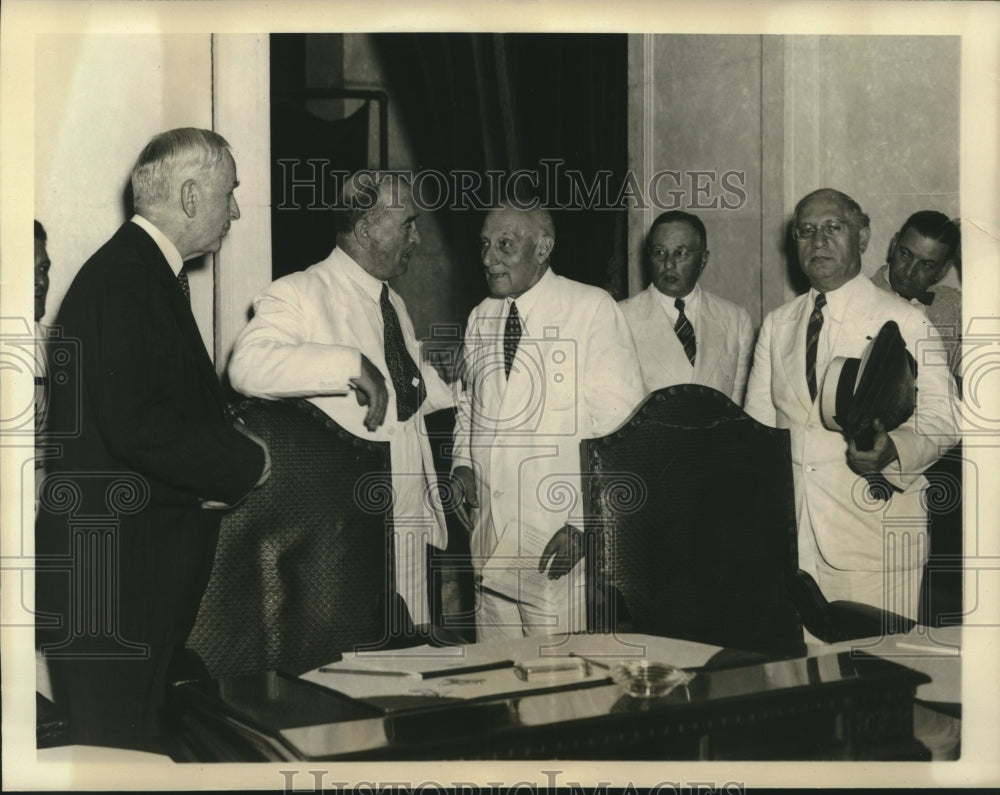 1940 Press Photo Delegates to the Pan American Conference meet in Havana Cuba