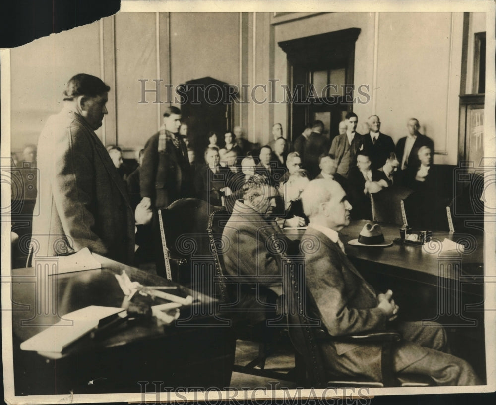 1928 Press Photo Child Killer & Mutilator Adolph Hoteling Sentenced to Life