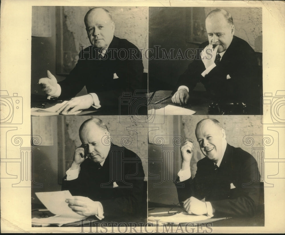 1935 Press Photo Frank Walker, ex film co exec now government program director