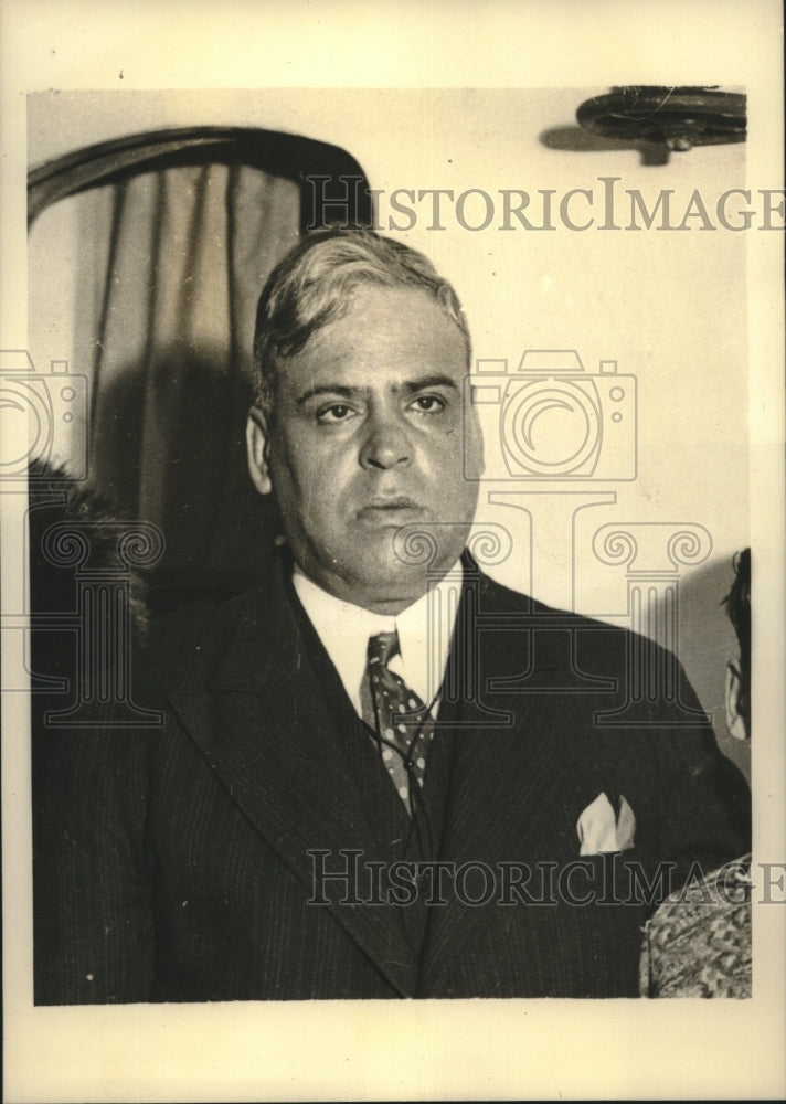 1935 Press Photo Francisco Castillo Najera named Mexican Ambassador to the US