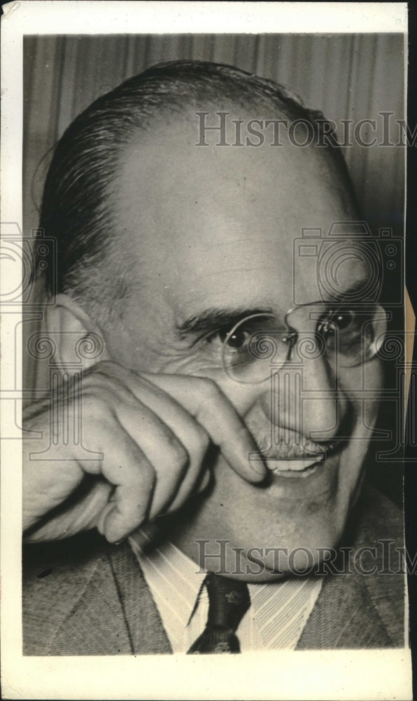 1942 Press Photo Sumner Welles & Enrique Ruiz Guinazu Confer in Rio De Janeiro