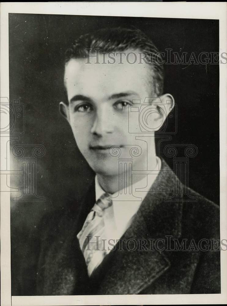 1930 Press Photo George P. Edmonds, Natalie Wilson DuPont Fiance, Massachusetts