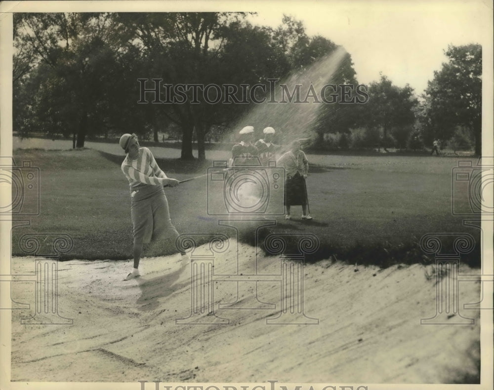 1934 Press Photo Bernice Wall in National Women&#39;s Open Championship - sbs00245- Historic Images