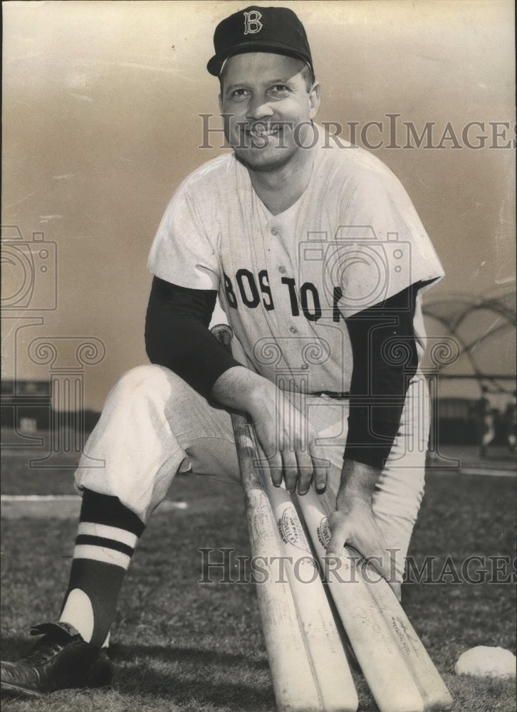 Undated Press Photo Vic Wertz Right Fielder, First Baseman of Boston White Sox- Historic Images