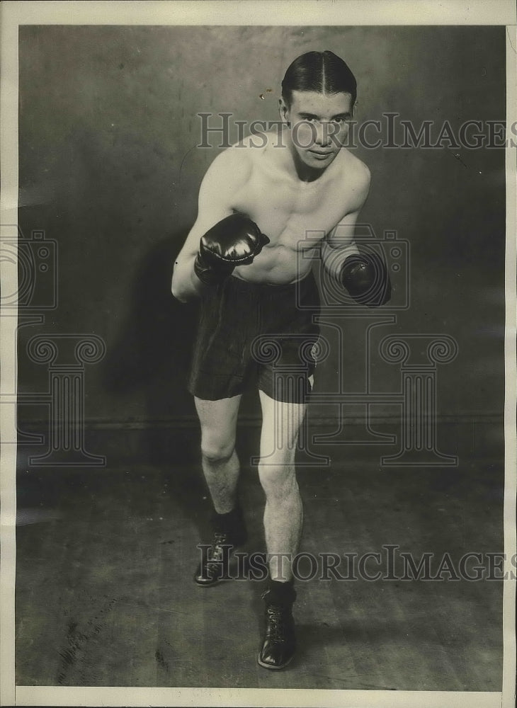 1929 Press Photo Bantem is Here Seeking Match with Teddy Baldock - sbs00649- Historic Images