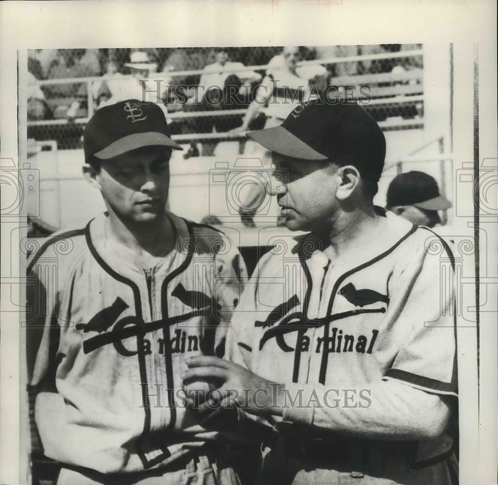 Press Photo Ken Johnson and Eddie Dyer - sbs00658