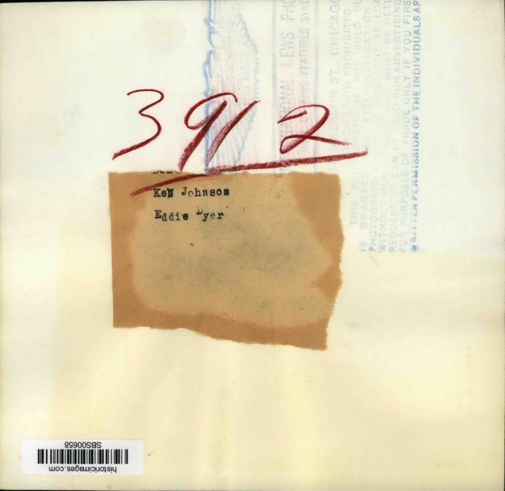 Press Photo Ken Johnson and Eddie Dyer - sbs00658