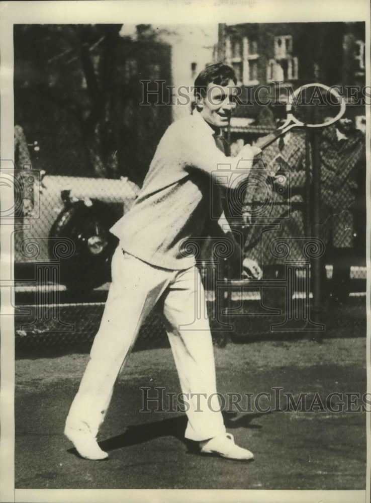 1929 Press Photo John Hennessy of members of the United States Davis Cup Team- Historic Images