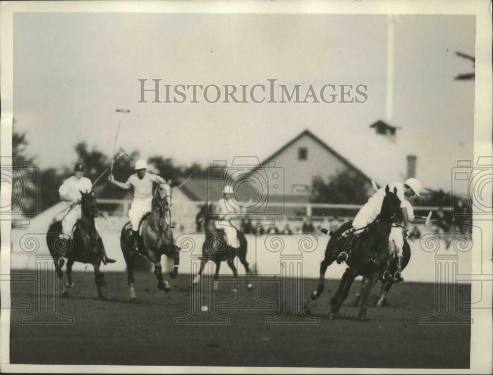 1928 Press Photo Second International Polo Game between Argentine and U.S Team- Historic Images