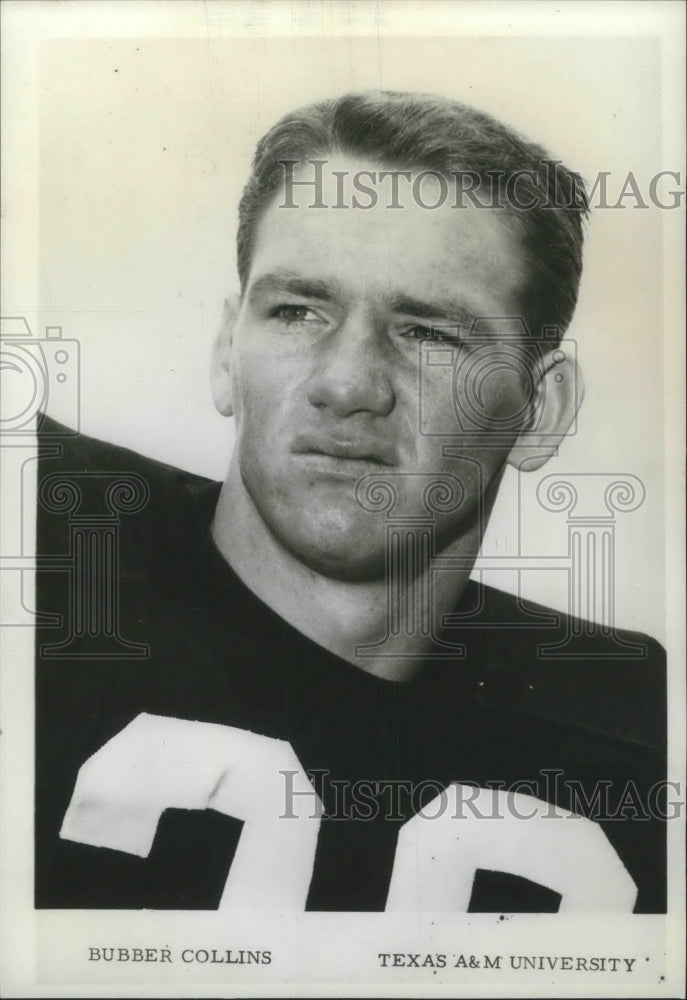 1964 Press Photo Bubber Collins, Texas A &amp; M University football player- Historic Images