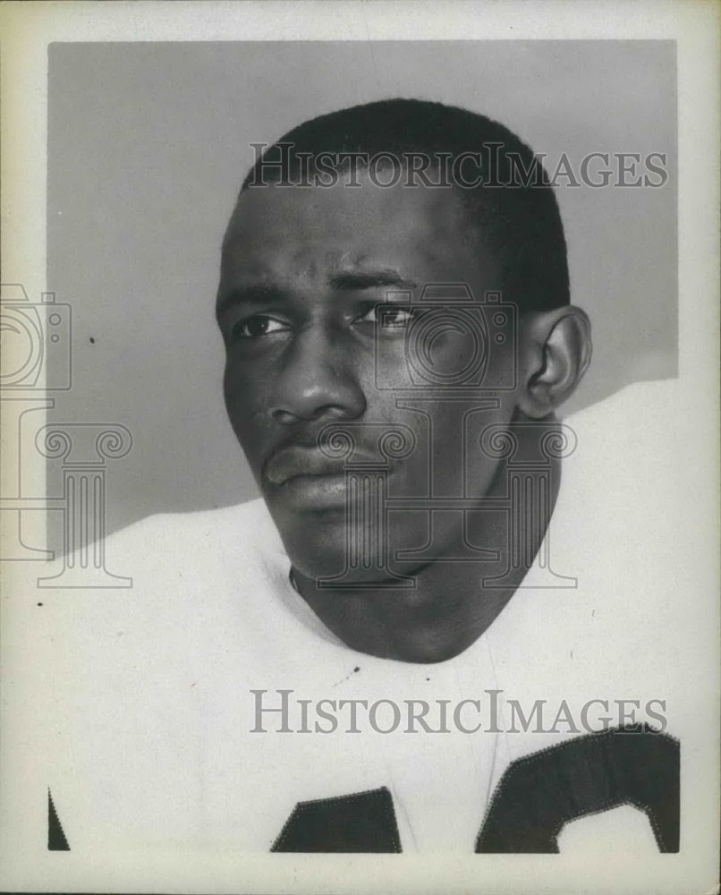 1963 Press Photo Wardell Hollis, Oklahoma State University football player- Historic Images