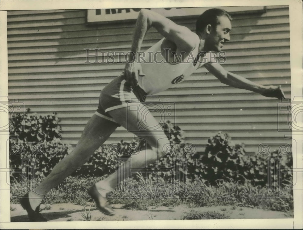 1929 Press Photo Nick Carter Doesn't Intend to Trail Paavo Nurmi When They Meet- Historic Images