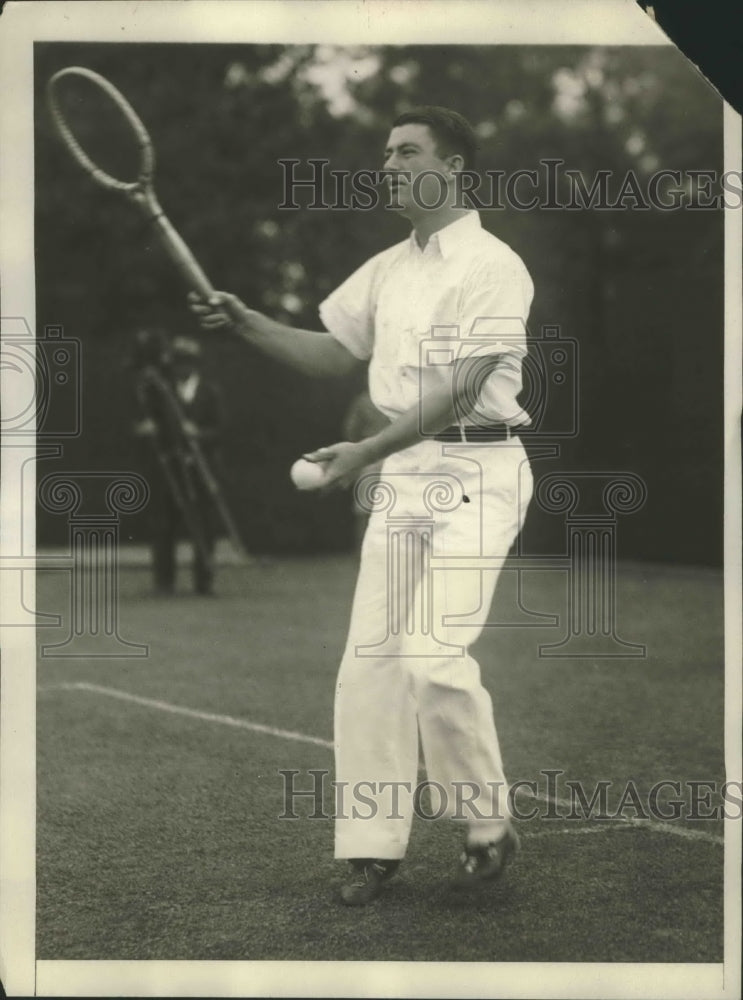 1930 Press Photo John Van Ryn member of the 1930 American Zone Davis Cup- Historic Images