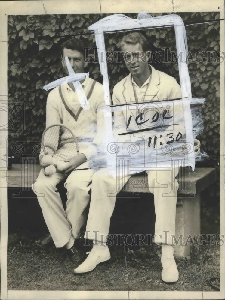1931 Press Photo John van Ryn and Wilmer Allison won the National Double Title- Historic Images