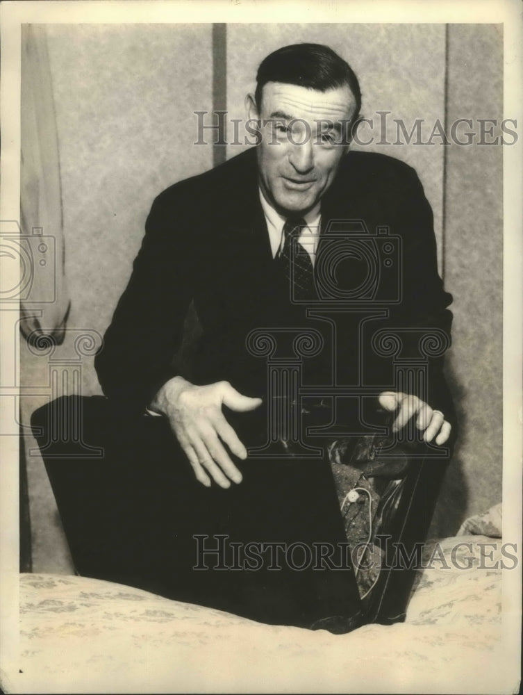 1934 Press Photo Charles Gabby Street new manager of Missin Reds baseball- Historic Images