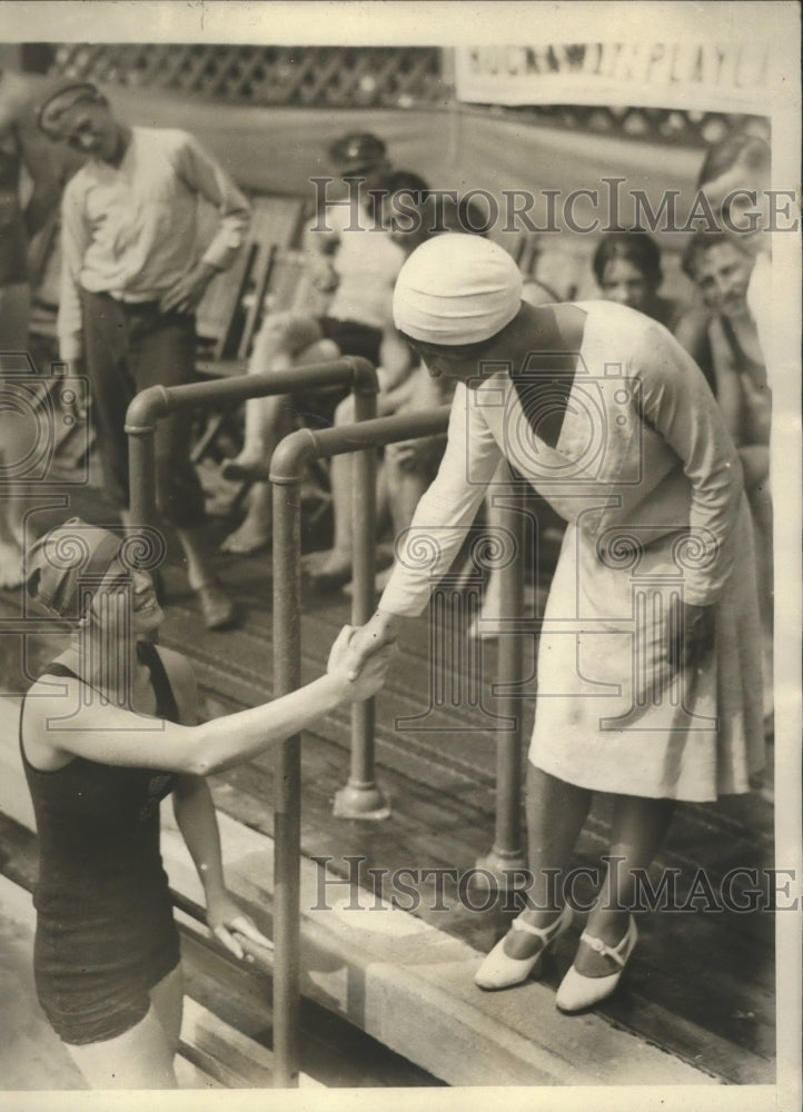 1928 Press Photo Helen Meany &amp; Agnes Geraghty Two Winners of Olympic Tryouts- Historic Images