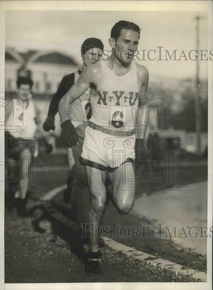 1928 Press Photo Frank Titertton won the National A.A.U 15 Mile Championship- Historic Images