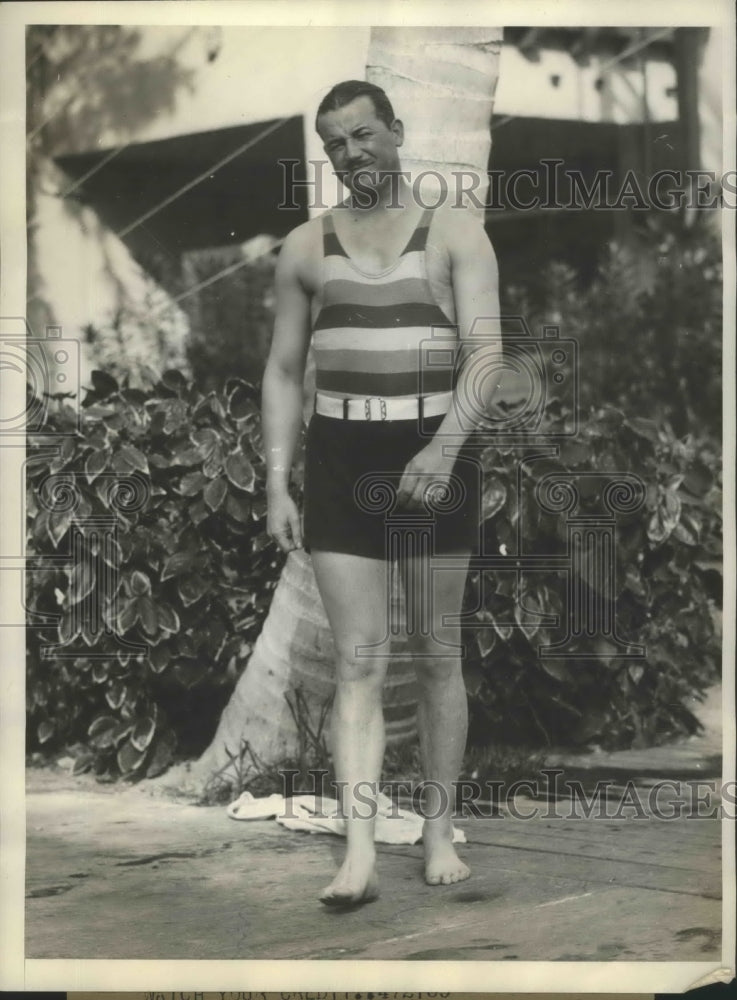 1929 Press Photo Phil Wood driver for Miss America VII at Venice Italy- Historic Images