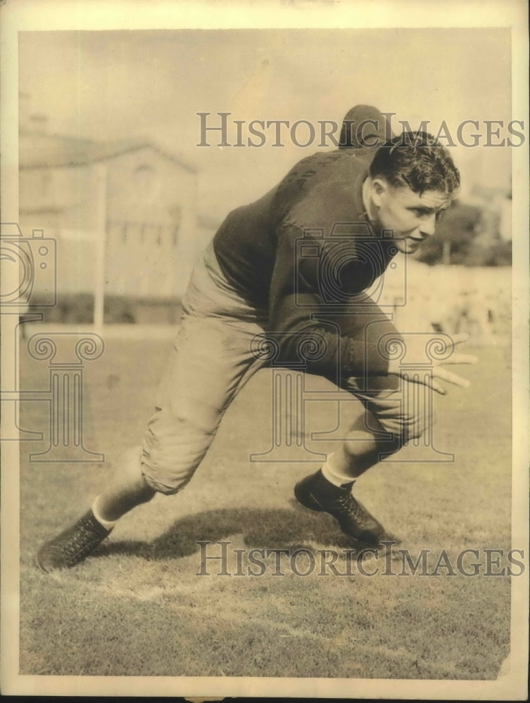 1932 Press Photo Tay Brown, Outstanding Tackle, USC - sbs03059- Historic Images