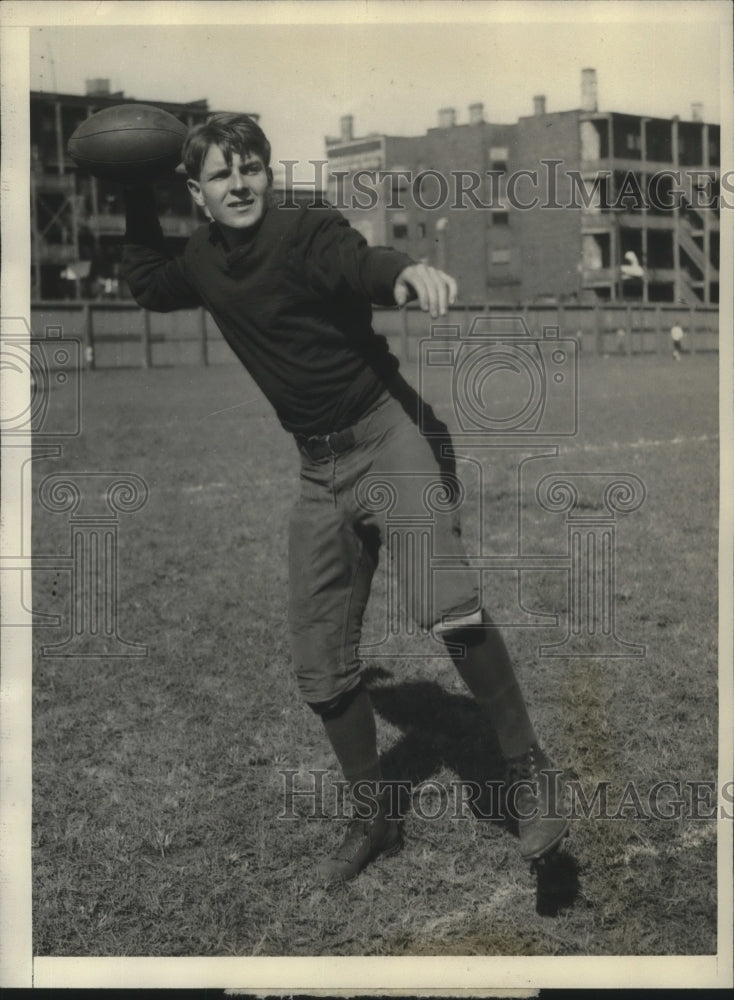 1931 Press Photo Paul Stagg, quarterback, University of Chicago - sbs03142- Historic Images