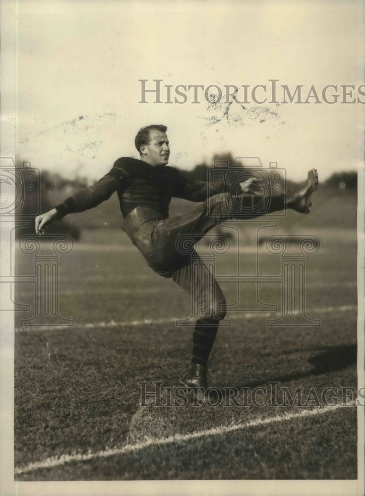 1927 Press Photo Earl Baruch, quarterback, Princeton University - sbs03286- Historic Images