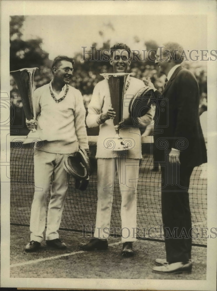 1924 Press Photo Howard and Robert Kinsey win National Doubles championship- Historic Images