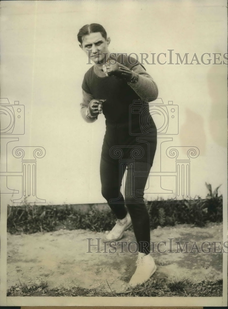 1928 Press Photo Pete Latzo Appears Tonight of a Contender for Lightweight Title- Historic Images