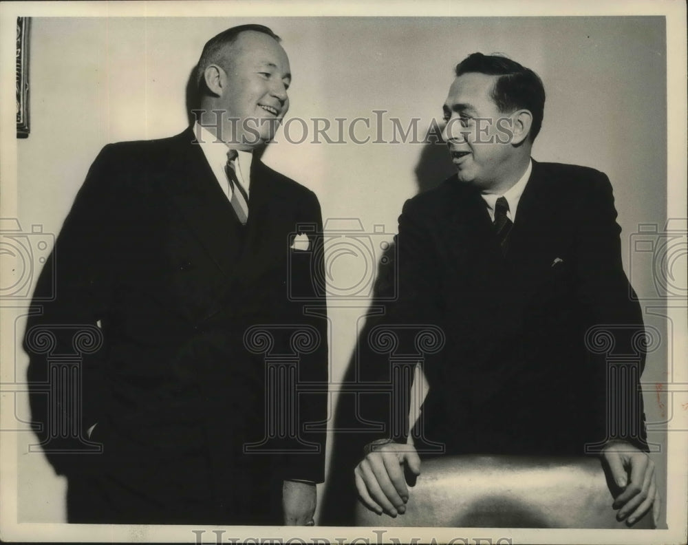 1940 Press Photo Gabby Harnett Fired by Phil Wrigley as Chicago Cubs Manager- Historic Images