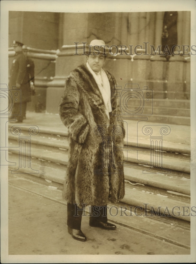 1934 Press Photo Lt Christy Mathewson son of NY Giants pitcher in NY - sbs04382- Historic Images