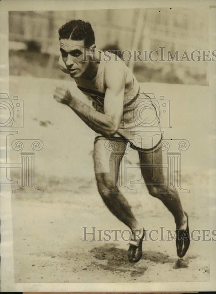 1928 Press Photo Jose Barrientos, Cuban Sprinter, University of Havana- Historic Images