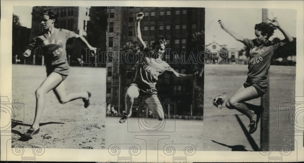 1931 Press Photo Nellie Todd Central AAu Borad Jump Champion - sbs04497- Historic Images