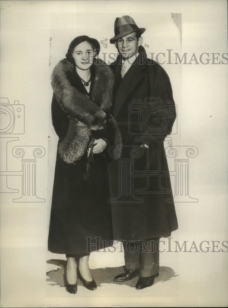 1931 Press Photo Lightweight Champ Al Singer to Marry Belle Becker - sbs04928- Historic Images