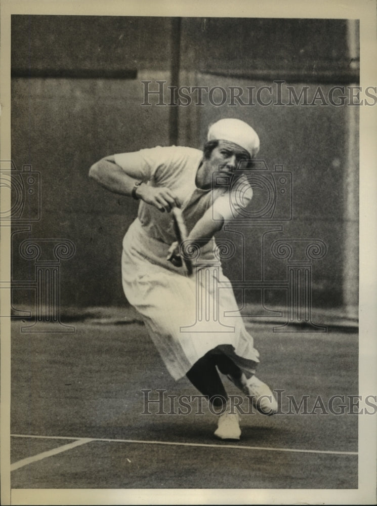 1931 Press Photo Miss Helen Heavey Playing Tennis in Tourn.at Country Club- Historic Images