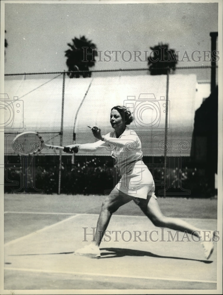 1935 Press Photo Alice Marble, Recent Winner of State Tennis Singles & Doubles- Historic Images