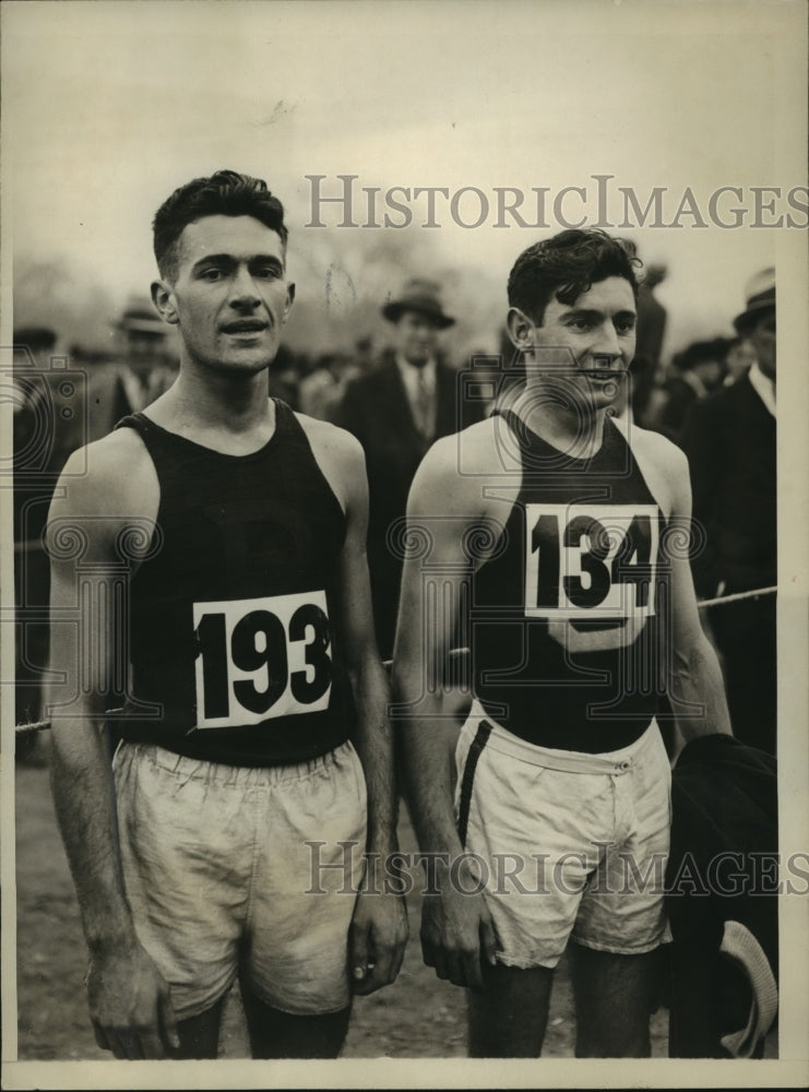 1931 Press Photo Daniel E. Dean Beats Record of Clark Chamberlain - sbs05094- Historic Images