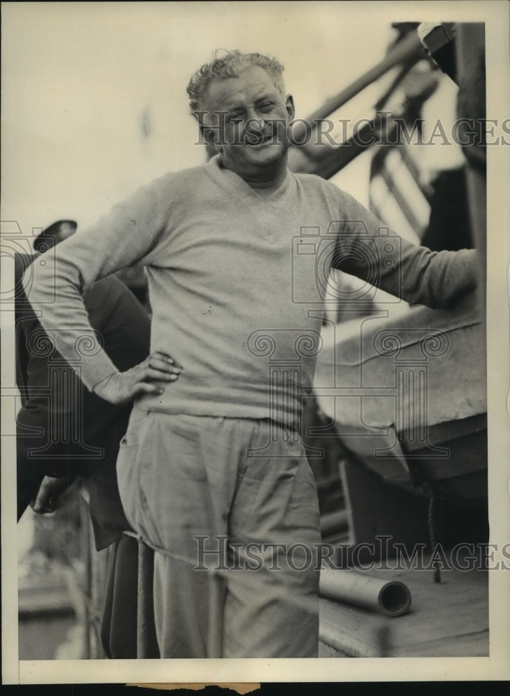 1931 Press Photo Victor W. Kliesrath, Boat &quot;Hotsy Totsy&quot; After Winning Gold Cup- Historic Images